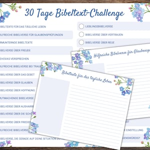 JW 30 Tage Bibeltext-Challenge | Geistiger Bibeltext-Challenge | Bibellesen | Jehovas Zeugen | Druckbarer digitaler Download
