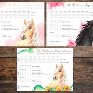 JW Actividades Espirituales | Testigos van Jehová | Spaans Spaans | Diseños de Caballos | Digitaal downloaden