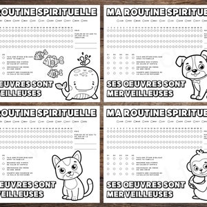 JW Routine Spirituelle Des Enfants | Conceptions De Coloriage Pour Enfants | French Français | Témoin De Jéhovah | Téléchargement Numérique
