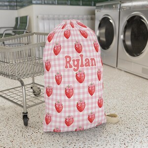 Personalized Laundry Bag, Customized Laundry Bag, College Essentials, Clothes Hamper, Monogrammed Laundry Bag, Kids Laundry, Laundry Basket