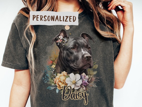 Pitbull Shirt, Personalized Pitbull Sweatshirt, D… - image 1