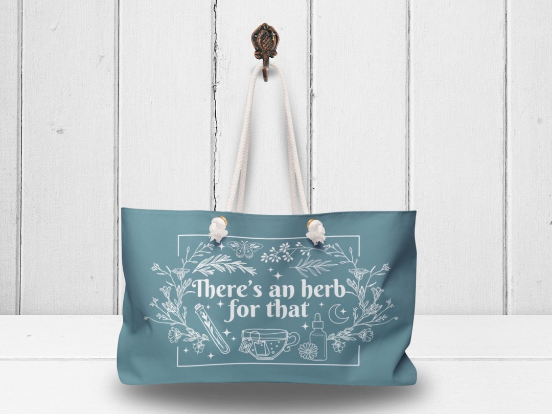 Herbalism Gift Herbology Tote Bag Natural Health Gift Etsy