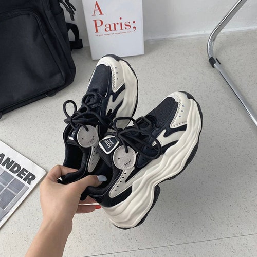 Sneakers High Heel Shoes Platform Hidden Top Size up Women Men Etsy