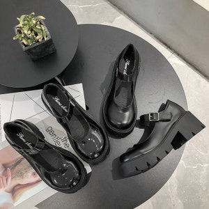 Mary Jane High Heel Platform Shoes - Etsy