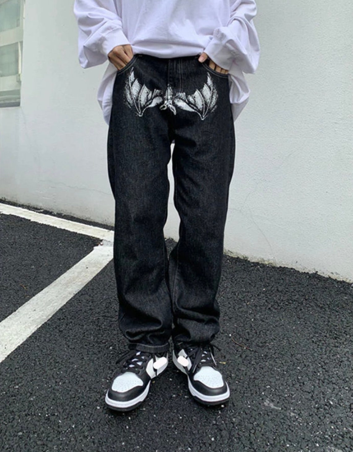 Loose Highwaisted Michael Myers Jeans Baggy Etsy UK