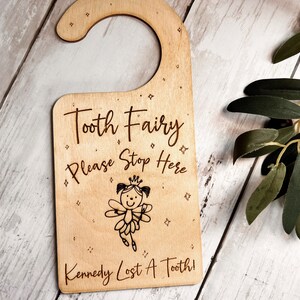 Kids tooth Fairy, Boy Tooth Fairy, Girl Tooth Fairy, Lost Tooth, Tooth Fairy Keepsake, Tooth Fairy Door Hanger Girl Fairy