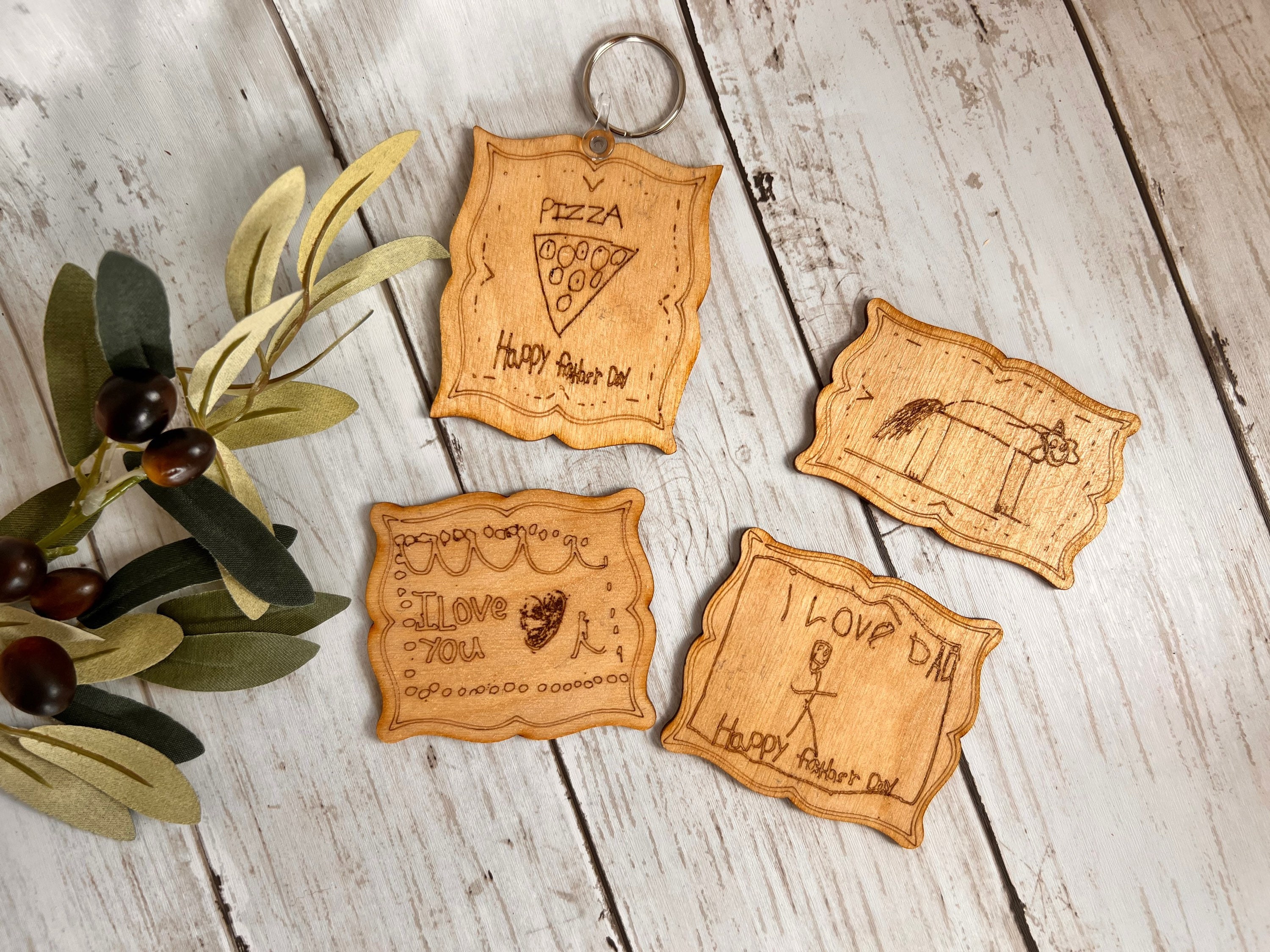 Keychains Ref Magnets Custom Keychain Picture, Custom Wood Magnet, Personalized Magnets ...