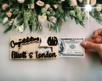 Wedding Gift Money Holder, Wedding Gift Keepsake Ideas, Gift for Bride and Groom, Groom and Groom, Bride and Bride