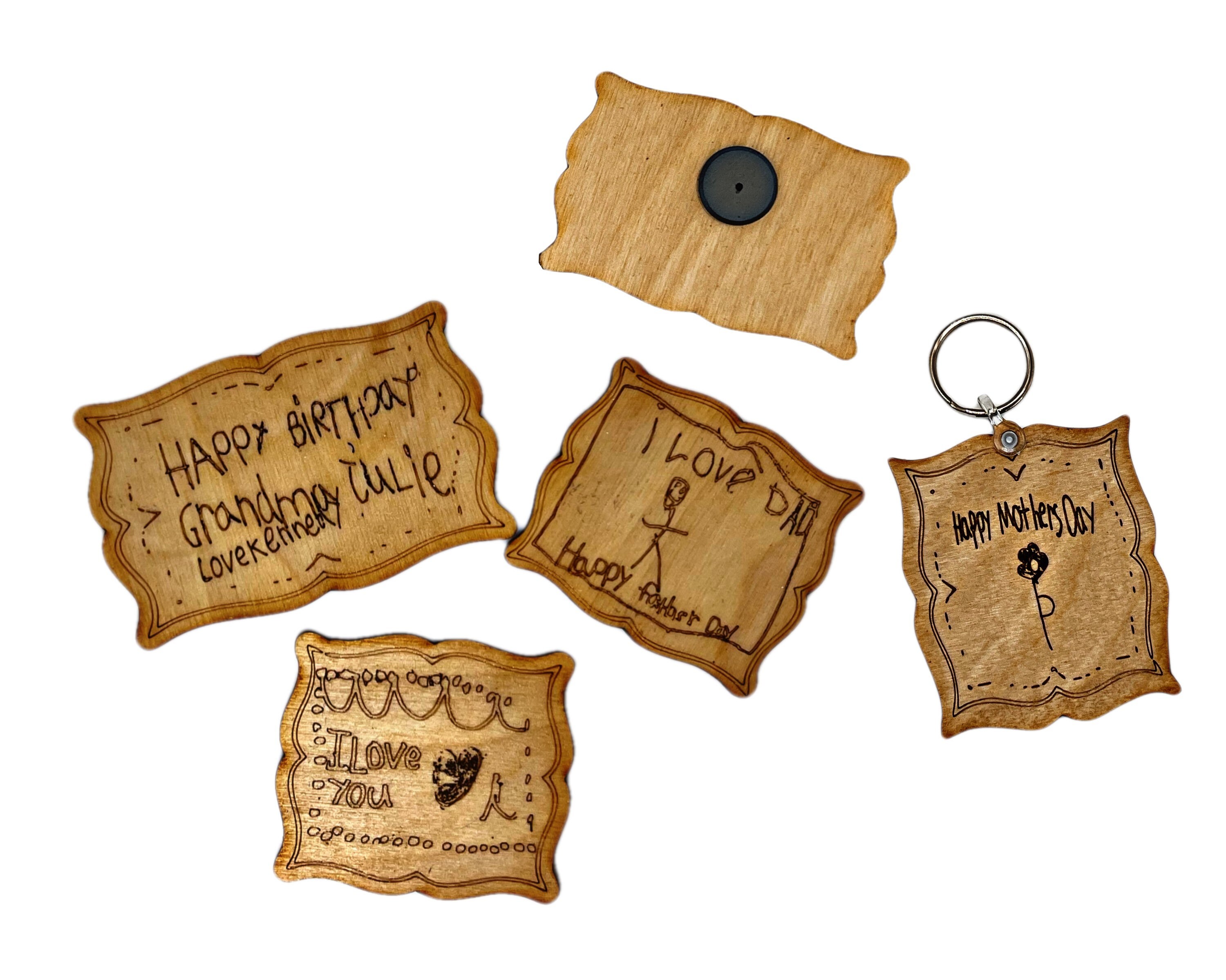 Custom Keychain Picture, Custom Wood Magnet, Personalized Magnets ...