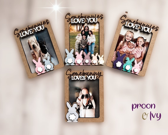 Easter Gift Frame, Grandma Easter Gift, Grandchildren Photos, Easter Gifts For Mom, Personalized Easter Gifts, Frame Magnet