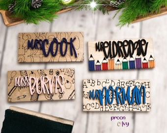Teacher Gift, Best Teacher Ever, Dry Erase Chalkboard Eraser, Custom Teacher Gift, Gift for Teacher, Teacher Appreciation Gift