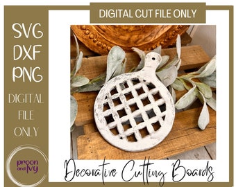 Farmhouse Cutting Board , Cutting Board Cut files, Decorative Boards