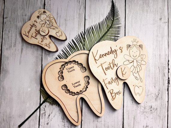 Tooth Fairy Box, Tooth Fairy Keepsake, Child Tooth Box, Personalized Tooth Fairy Box, Lost Tooth,  Baby Tooth Keepsake, Tooth Fairy Set