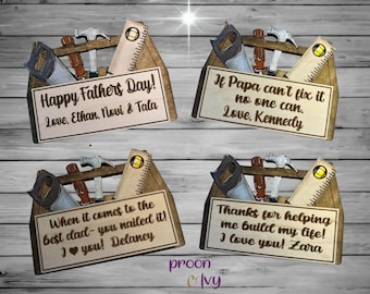 Fathers Day Gift Card Holder, Handyman Gifts, Wooden Gift Card Holder