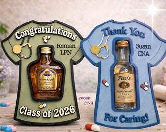 Personalized Nurse Graduation Gift,  CNA, RN, Lpn, Msn, Bsn  Nurse Thank You, Nursing School Grad Gift
