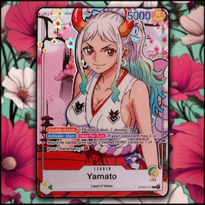 Yamato - Leader artistique personnalisé One Piece TCG *Foile* et *gaufrage*