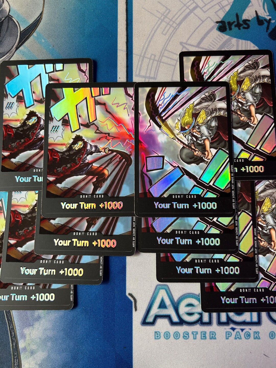 Roger Vs Whitebeard One Piece TCG Custom Foil DON!! Cards - Etsy