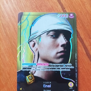 Enel « Eminem » - Leader artistique personnalisé One Piece TCG *Foile* et *gaufrage*