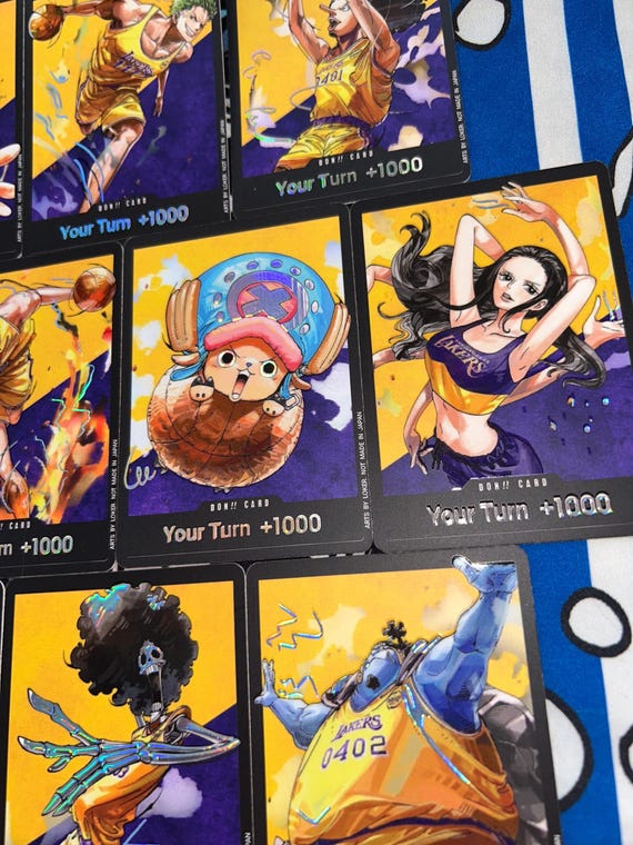 10x DON!! ~ 麦わらの一味 (レイカーズ) - ワンピース TCG カスタム