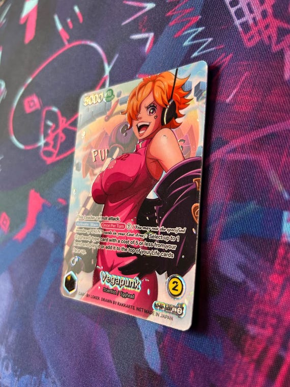 Vegapunk (lilith) - One Piece TCG Custom Alt Art Leader *foil