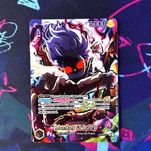 OP09 Luffy - Líder de arte alternativo personalizado de One Piece TCG *Foil* y *Emboss*