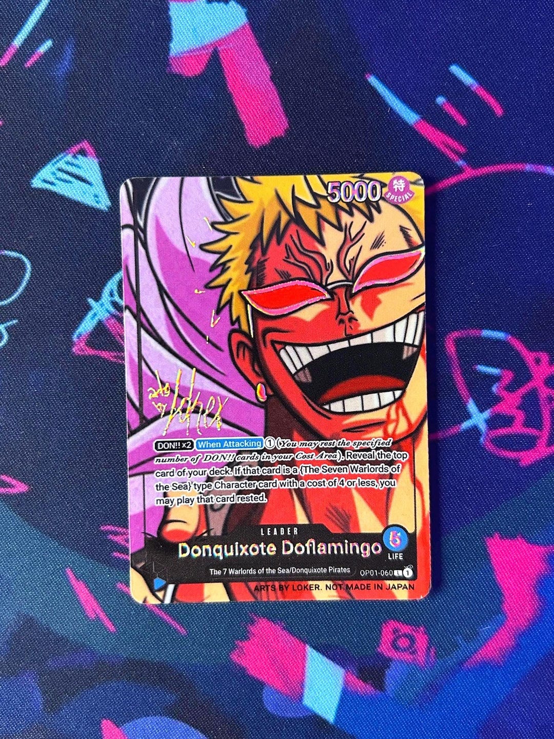 【PSA10】　DON!! CARD DOFLAMINGO-GOLD DON!! Card (Donquixote Doflamingo) (Gold) Premium Booster