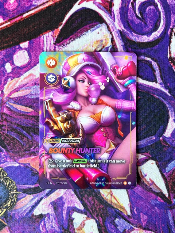 Miss Fortune - Riftbound TCG Custom Alt Art Legend Card *foil* & *emboss* -  Etsy