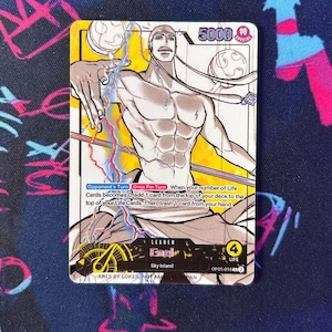 Enel 2 - One Piece TCG Custom Alt Art Leader *Foil* & *Emboss*