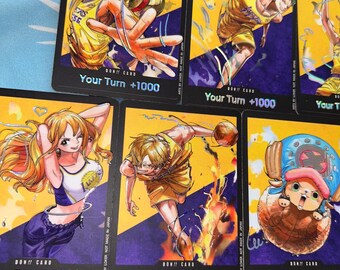 10x DON!! ~ 麦わらの一味 (レイカーズ) - ワンピース TCG カスタム