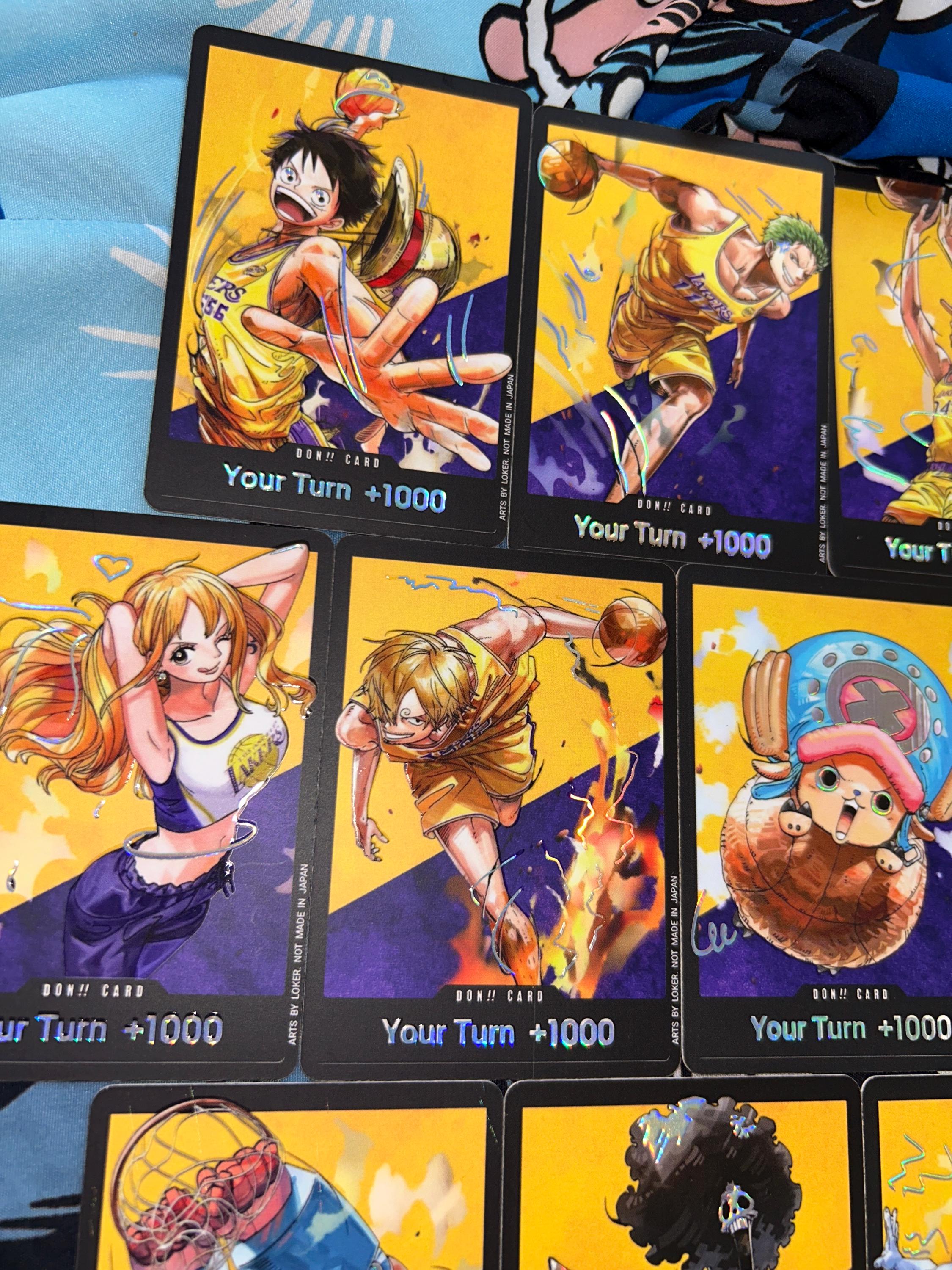 10x DON!! ~ 麦わらの一味 (レイカーズ) - ワンピース TCG カスタム