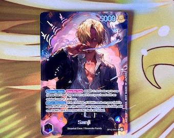 One Piece Proxy Card Holo - Sanji OP07-064 Character - Etsy