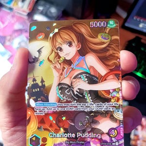 Charlotte Pudding - One Piece TKG Custom Alt Art Anführer *Folie* & *Prägung*