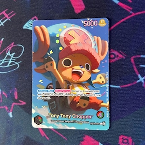 Chopper - One Piece TCG Custom Alt Art Leader *Foil* &  *Emboss*