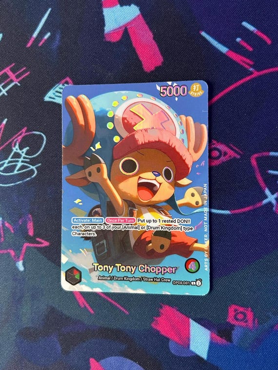 HANDSOME CHOPPER EVILACT “Amon with DT” Chopper - One Piece TCG Custom Alt Art Leader *foil