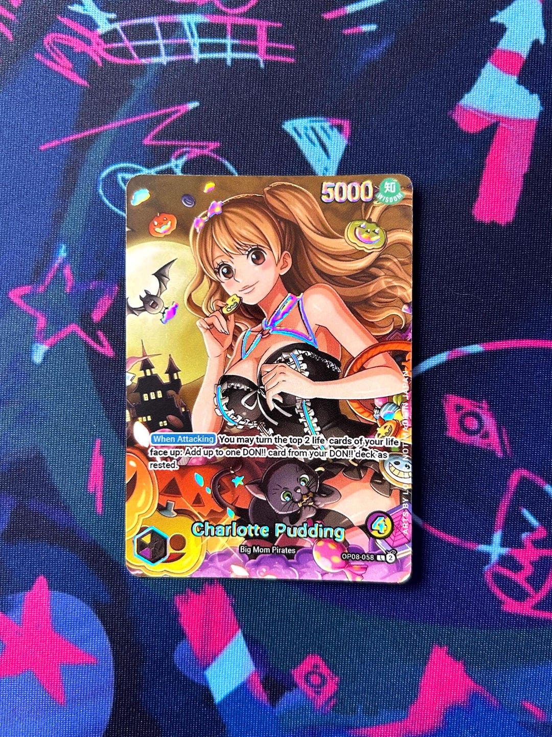 Charlotte Pudding - One Piece TCG Custom Alt Art Leader *foil ...