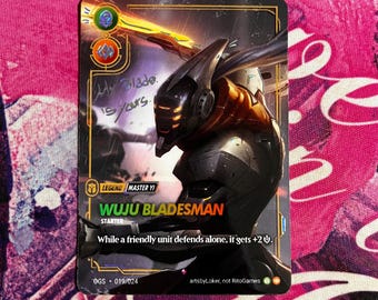 Master Yi - Riftbound TCG Custom Alt Art Legend Card *foil