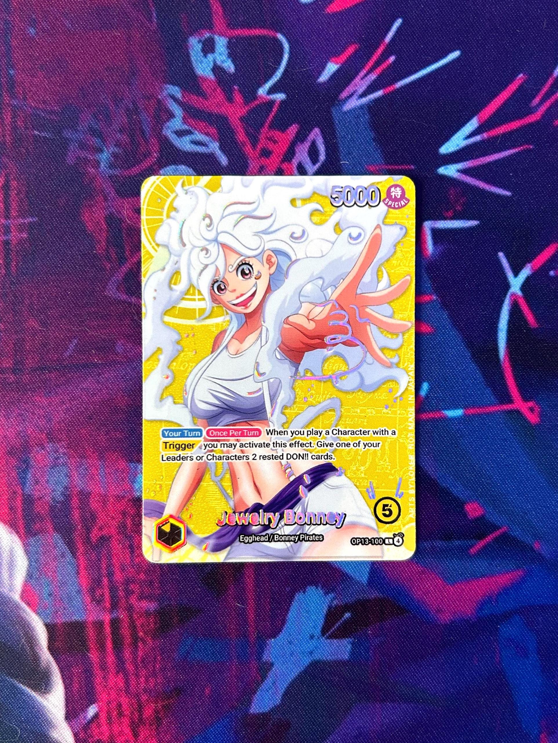 Jewelry Bonney 2 - One Piece TCG Custom Alt Art Leader *foil