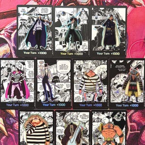 10x DON!! ~ Pirati di Barbanera - One Piece TCG Carte DON!! Personalizzate *Foil* e *Rilievo*