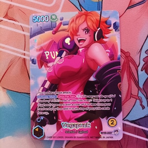 Vegapunk (Lilith) - Chef de file des oeuvres d'art différentes personnalisées du JCC One Piece *foil* et *gaufrage*
