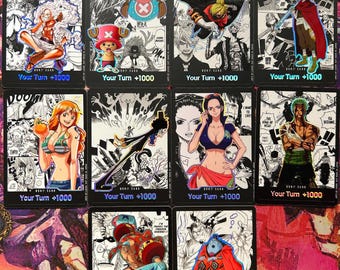 10x DON!! ~ 麦わらの一味 (レイカーズ) - ワンピース TCG カスタム