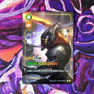 Master Yi - Riftbound TCG Custom Alt Art Legend Card *Foil* & *Emboss*