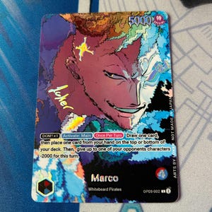 Marco 2 - Leader artistique personnalisé One Piece TCG *Foile* et *gaufrage*
