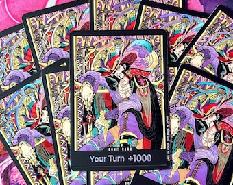10x DON!! ~ Mihawk - Cartas personalizadas DON!! de One Piece TCG *Lámina* y *Relieve*