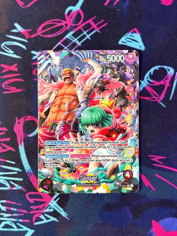one piece card game sugar Official Card Sleeves 9 Sugar - ONE PIECE Card Game | Authentic Japanese ONE  PIECE TCG Sleeves main image 1