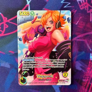 Vegapunk (Lilith) - One Piece TKG Custom Alt Art Anführer *Folie* & *Prägung*