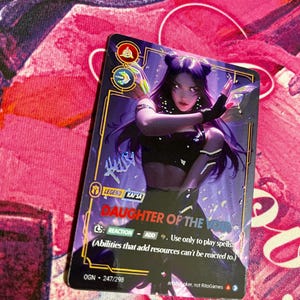 Kai'sa - Riftbound TCG Custom Alt Art Legend Card *foil* & *emboss* - Etsy