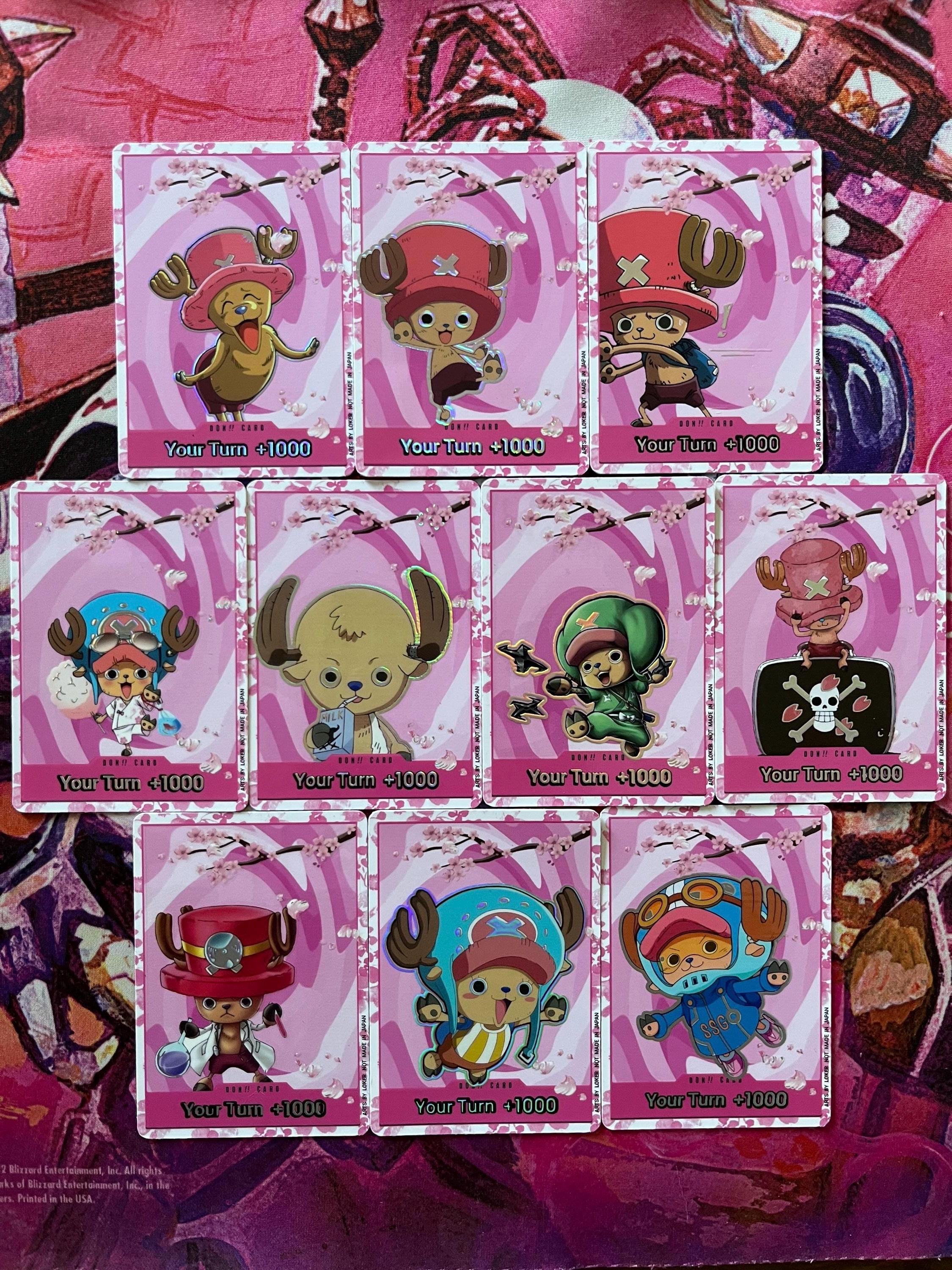 10x DON!! ~ Chopper - One Piece TCG Custom DON!! Cards *foil