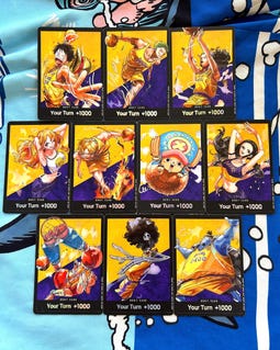 10x DON!! ~ Straw Hat Crew (lakers) - One Piece TCG Custom DON