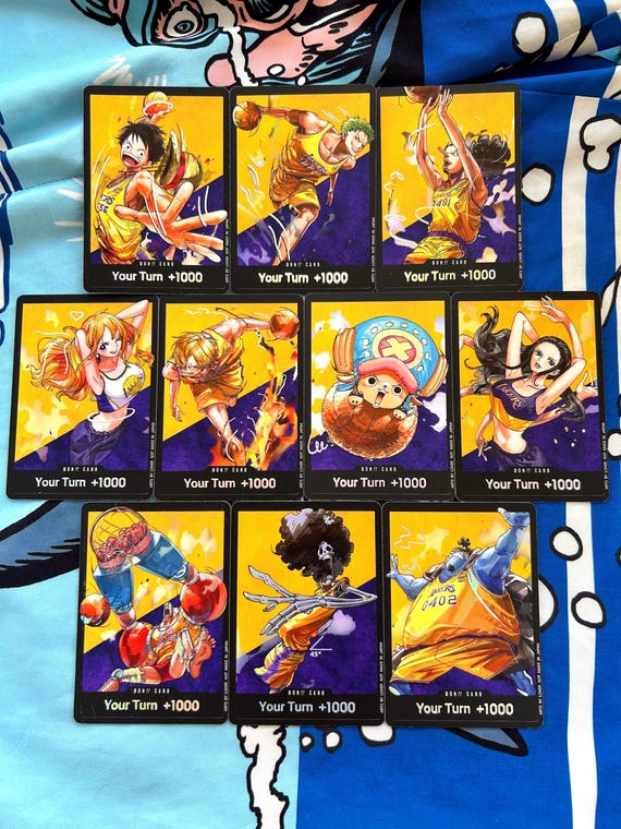 10x DON!! ~ 麦わらの一味 (レイカーズ) - ワンピース TCG カスタム