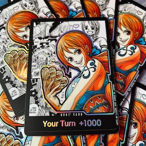 10x DON!! ~ Nami - One Piece TCG Custom DON!! Cards *Foil* & *Emboss*